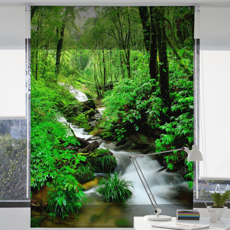 Digital Blackout Roller Blind, 175 cm L x 110 cm W