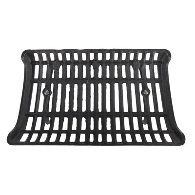 Grille de foyer en fonte robuste 28 po avec dégagement de 2 ½ po