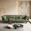 Coussin en velours côtelé vert-1291718813-1291718811