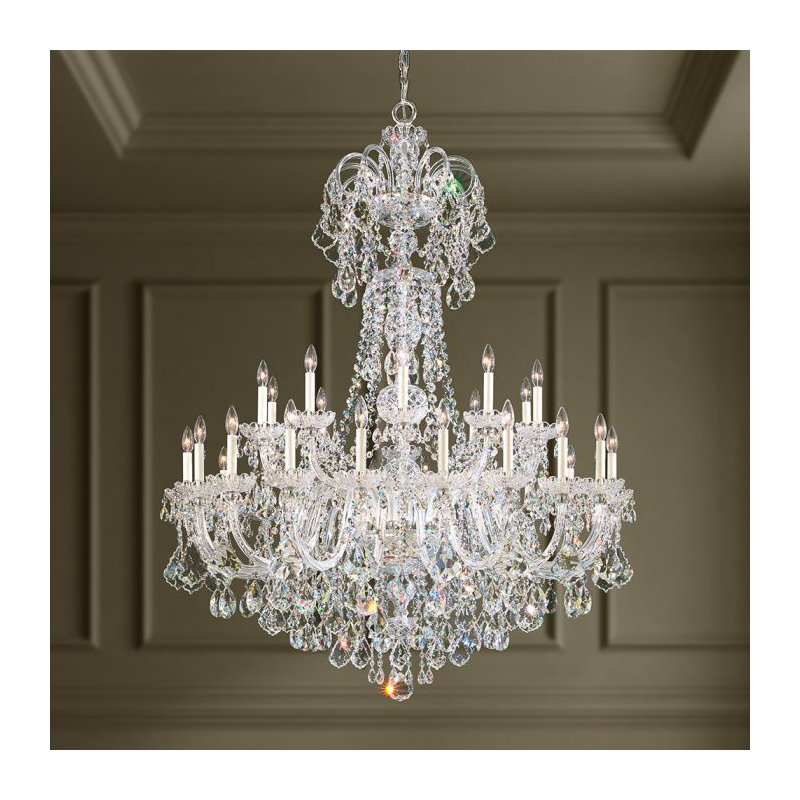 Renaissance Candle Wall Light, French Gold, Heritage Clear