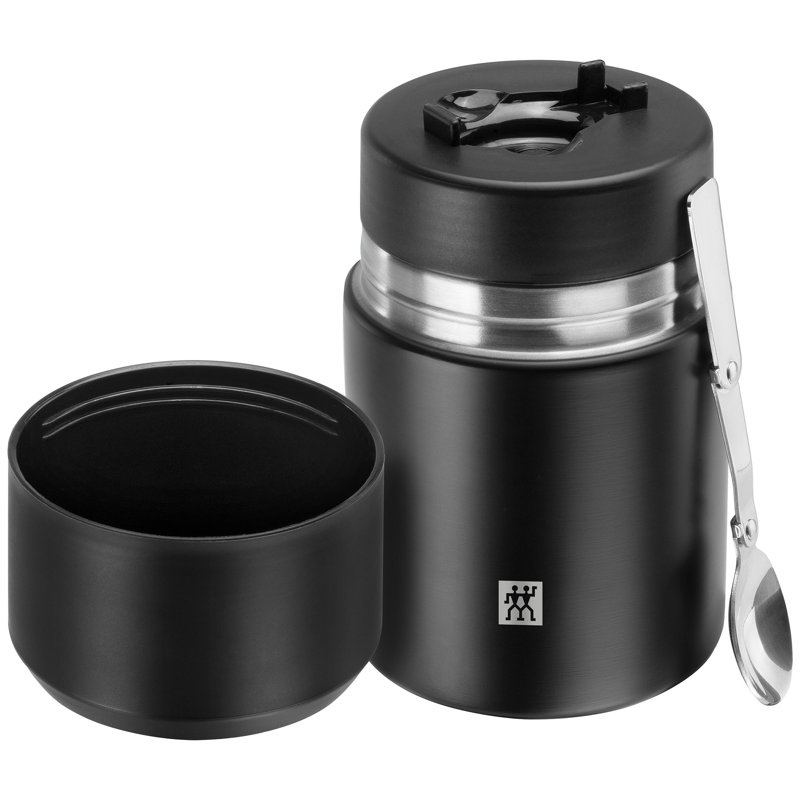 ZWILLING Thermo 23.6 Oz Bottle + Eats Set, Matte Black