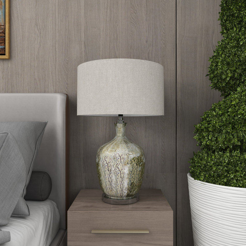 Lampe de table en verre Donagh