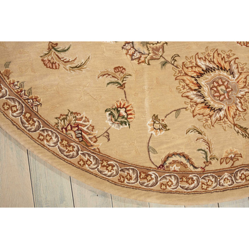 Rectangle Gilta 2' X 3' Wool Area Rug, Round 8'