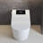 1.34 GPF Smart Bidet Toilet With Nano Bubble Wash, Quiet-Closed Heated Sensor Auto, Auto Open/Close, Foot Sensor Flush, Warm Wash(Remote Included), Rapid Drying