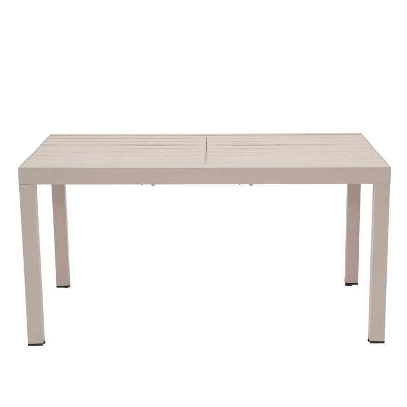 Table d'extérieur en aluminium 83 po Alice