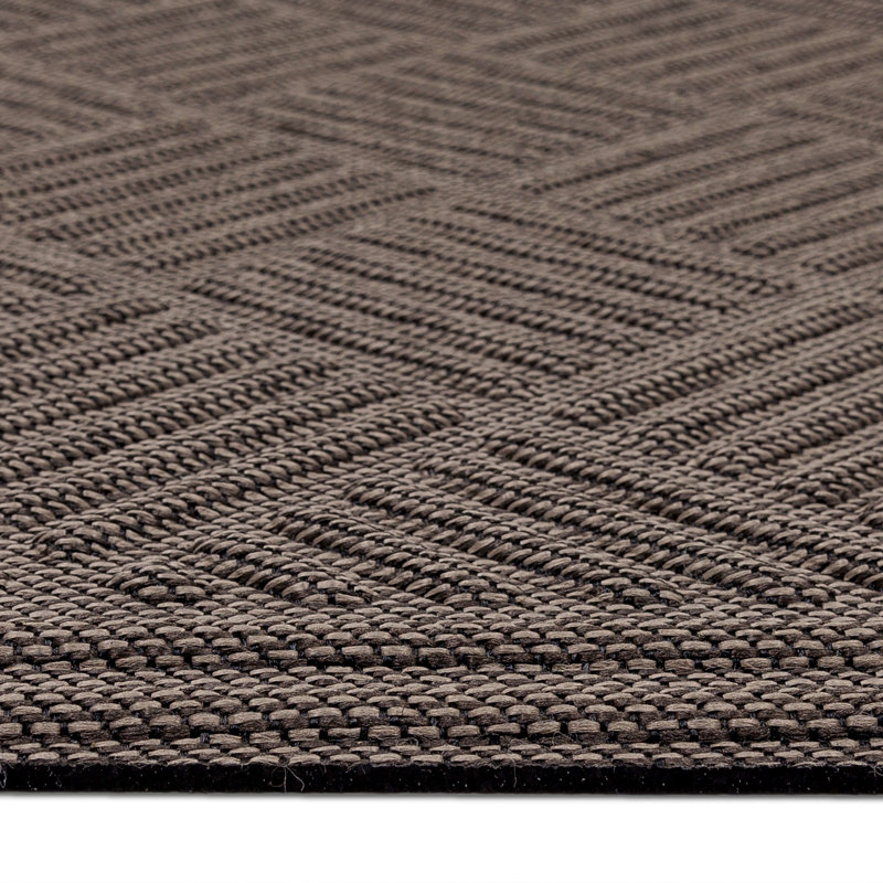 Tapis d'extérieur en caoutchouc recyclé Lozoya Impressions, Jacquard Flagstone, 2 pi x 3 pi