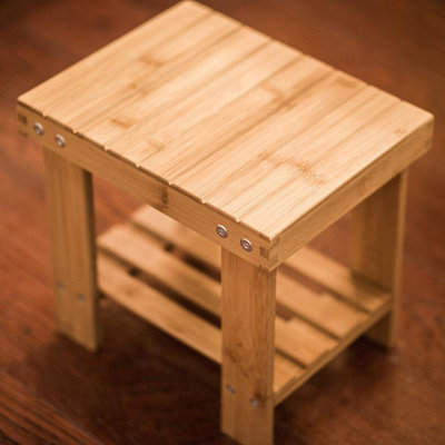 Solid Wood Accent Stool