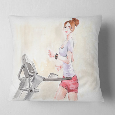 Abstract Reversible Throw Pillow