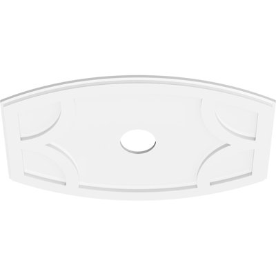 Médaillon de plafond contemporain en PVC de qualité architecturale Kailey