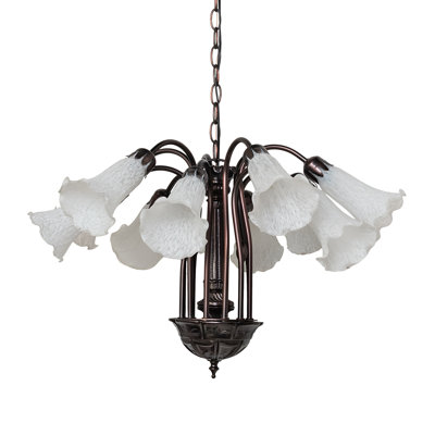 Tiffany 12 - Light Chandelier