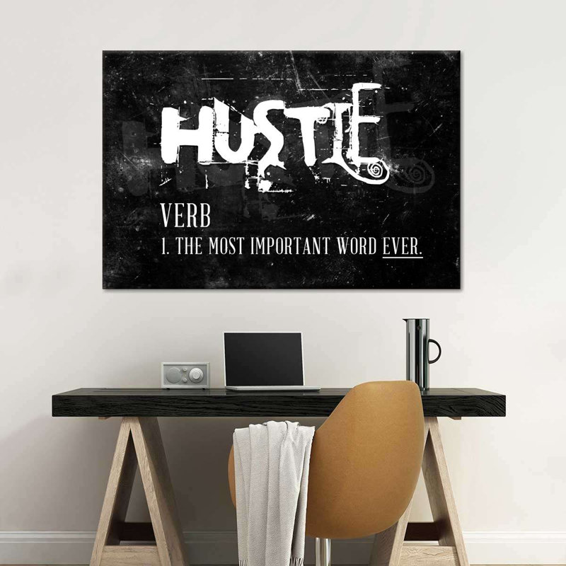 Hustle Canvas Print, 26" H x 39" W x 1.25" D