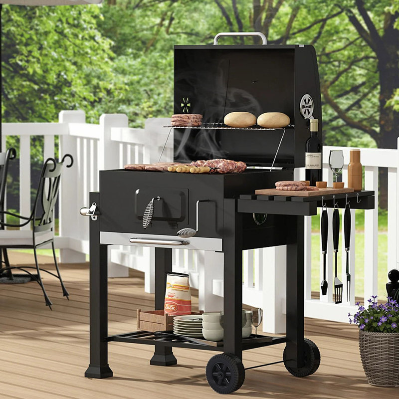 Dakota Fields Christoph 113cm W Charcoal Grill