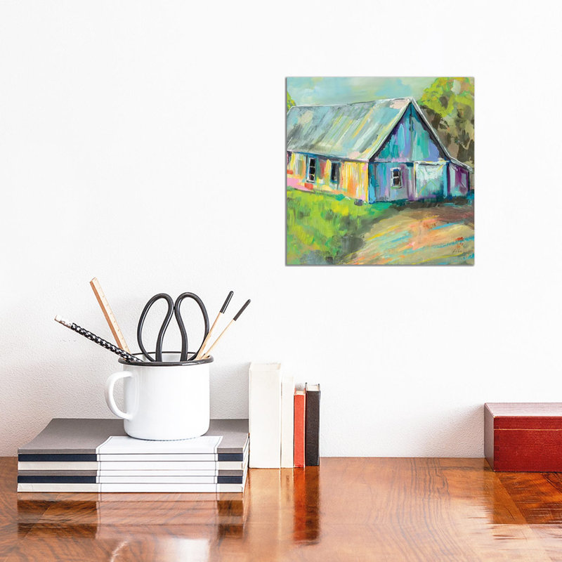 Going To The Country by Jeanette Vertentes - Wrapped Canvas Gallery-Wrapped Canvas Giclée, 30.48cm H x 30.48cm W