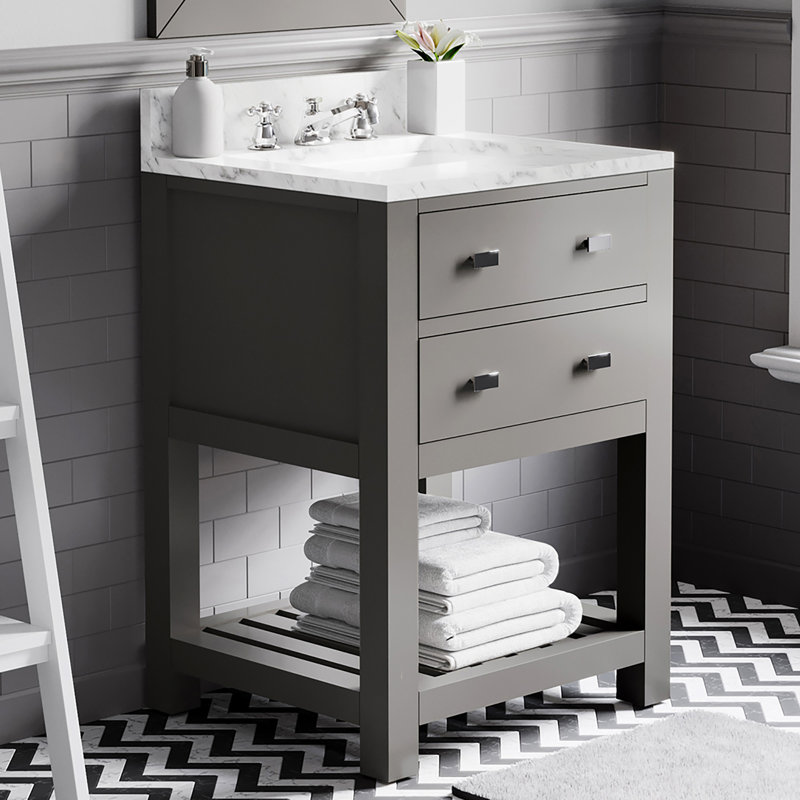 Madalyn 24'' W Single Vanity, Gray