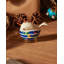 4.14'' Porcelain Animals Hanging Figurine Ornament