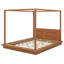 Lit à baldaquin classique en bois à 4 poteaux avec tête de lit-966742024-966742030