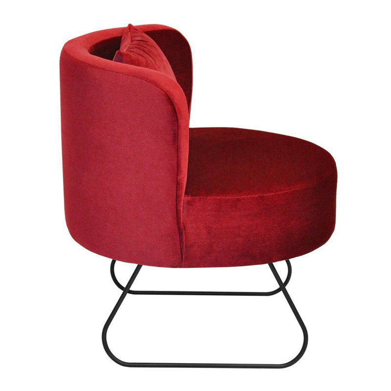 Lever Upholstered Barrel Chair