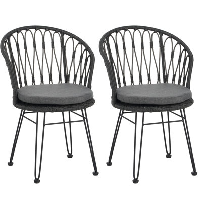 CHAISE, 2PCS avec 2 coussins