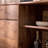 Nordic style glass display case Modern sideboard