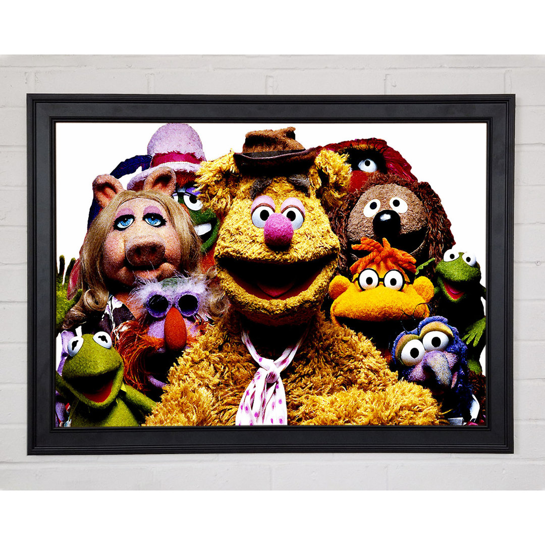 Die Muppets Crew Retro 1970S - Druck