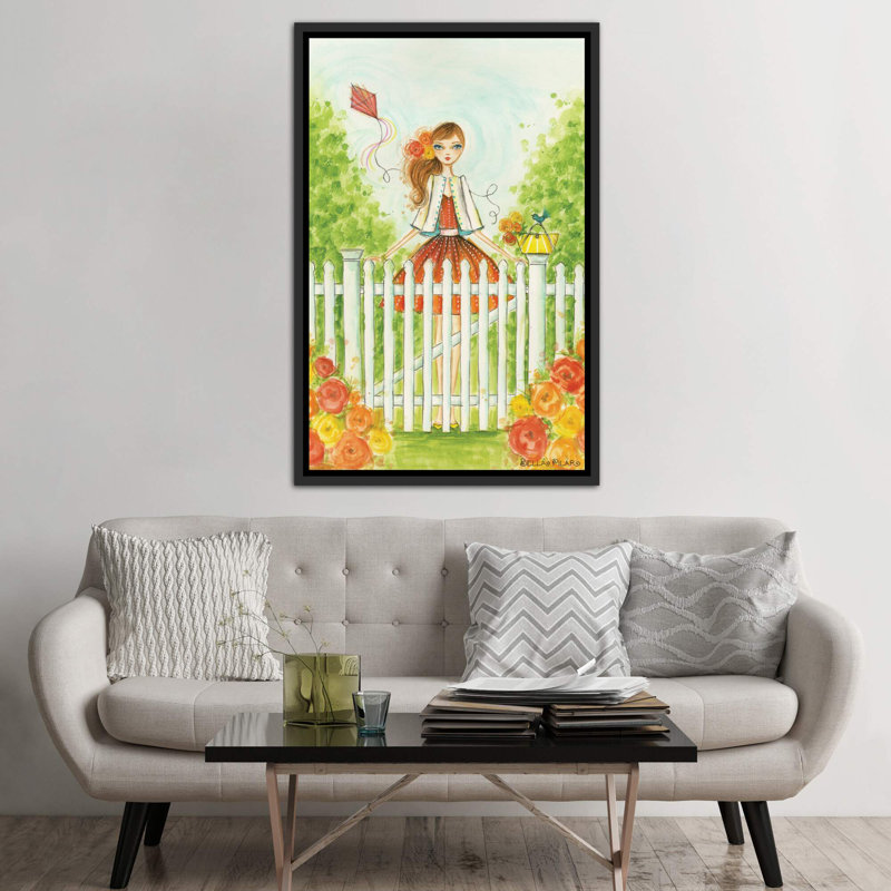 Printemps à Summerside, art, Toile avec cadre noir, H 60 po x l 40po x P 1,5 po