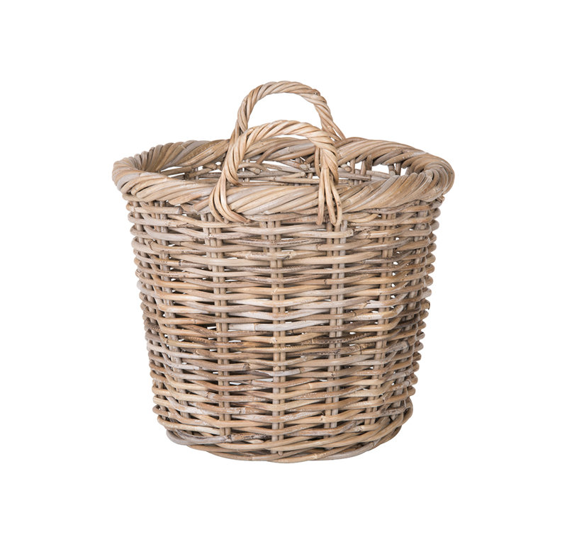 Panier rond en rotin Ayriauna