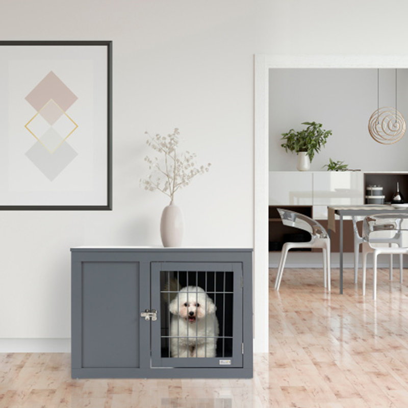 Cage pour chien, Gris