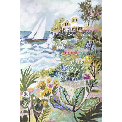 Ledarius " Island Cove " Mixed Media Print