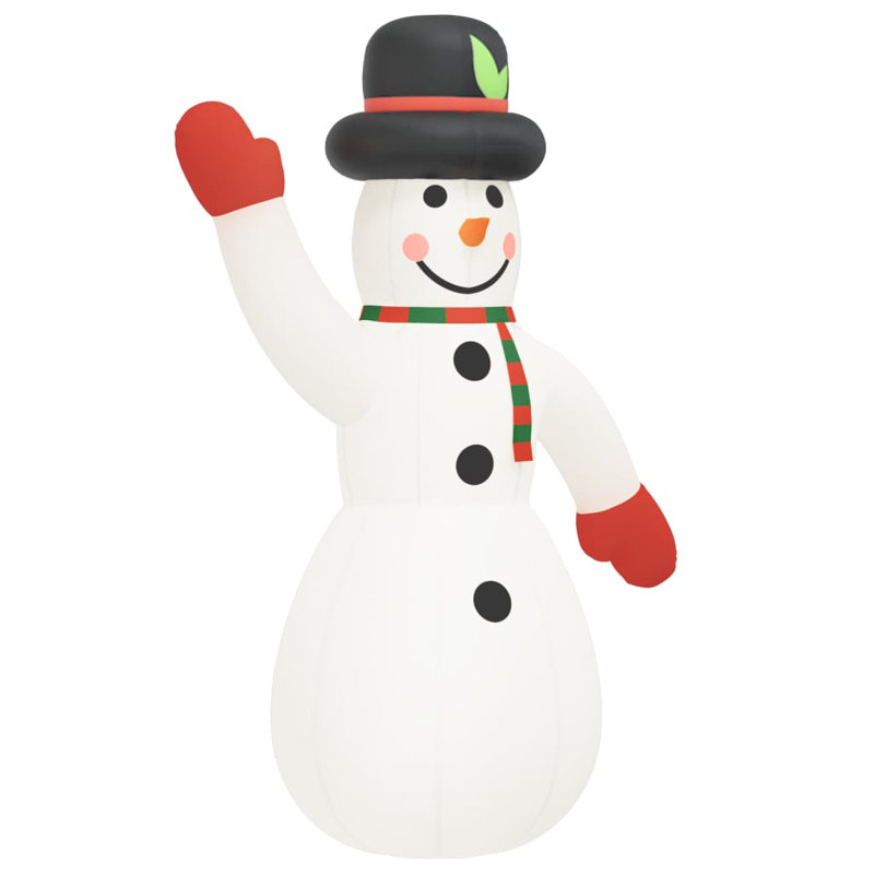 Décorations gonflables de bonhomme de neige gonflable avec DEL, H 33 pi