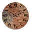 Horloge murale en bois massif Amerra-215620043