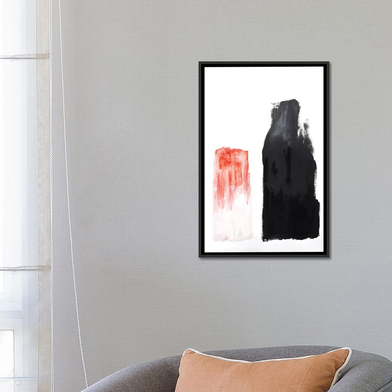 « pallation », reproduction sur toile, H 26 po x l 18 po x P 1,5 po, Toile avec cadre noir, Pas de tapis