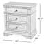 Table de chevet 3 tiroirs en bois avec prises encastrées Lipford-918417768