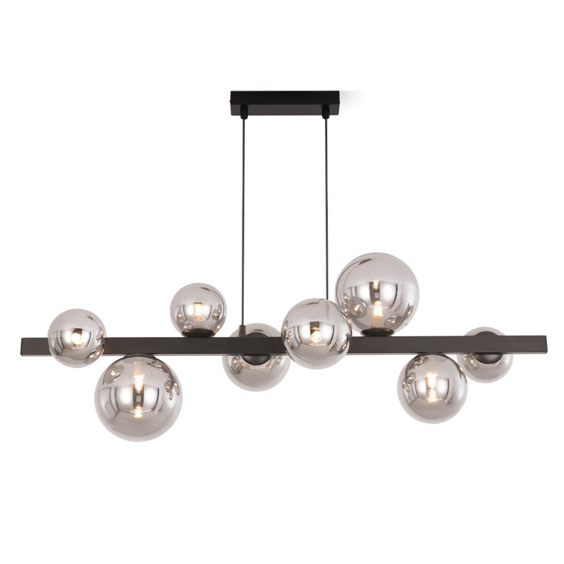 Allysen 8 - Light Matte Black Pendant