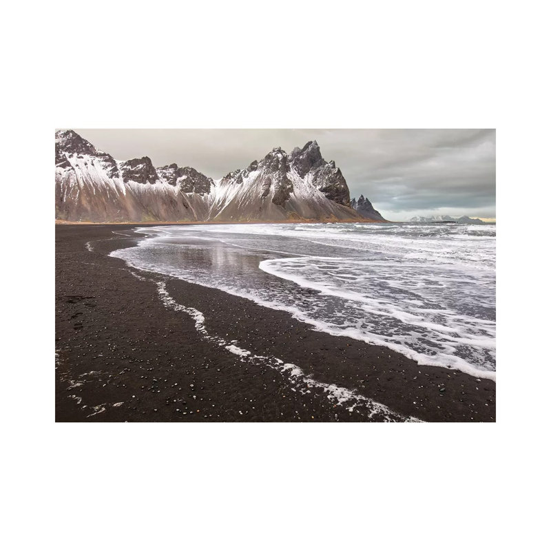 Iceland, Stokksnes, Mt. Vestrahorn by John Ford - Wrapped Canvas Print, 45.72cm H x 66.04cm W x 1.905cm D