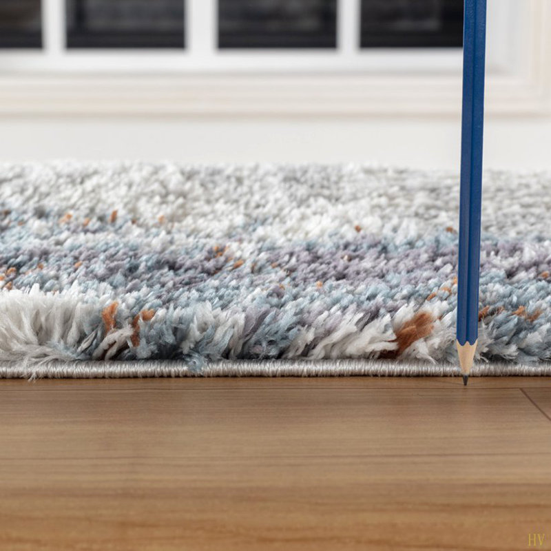 Loft Shag GC_CZY1010  7 Ft. 10 In. X 9 Ft. 10 In. Shaggy Area Rug, Rectangle 7'10" x 9'10"