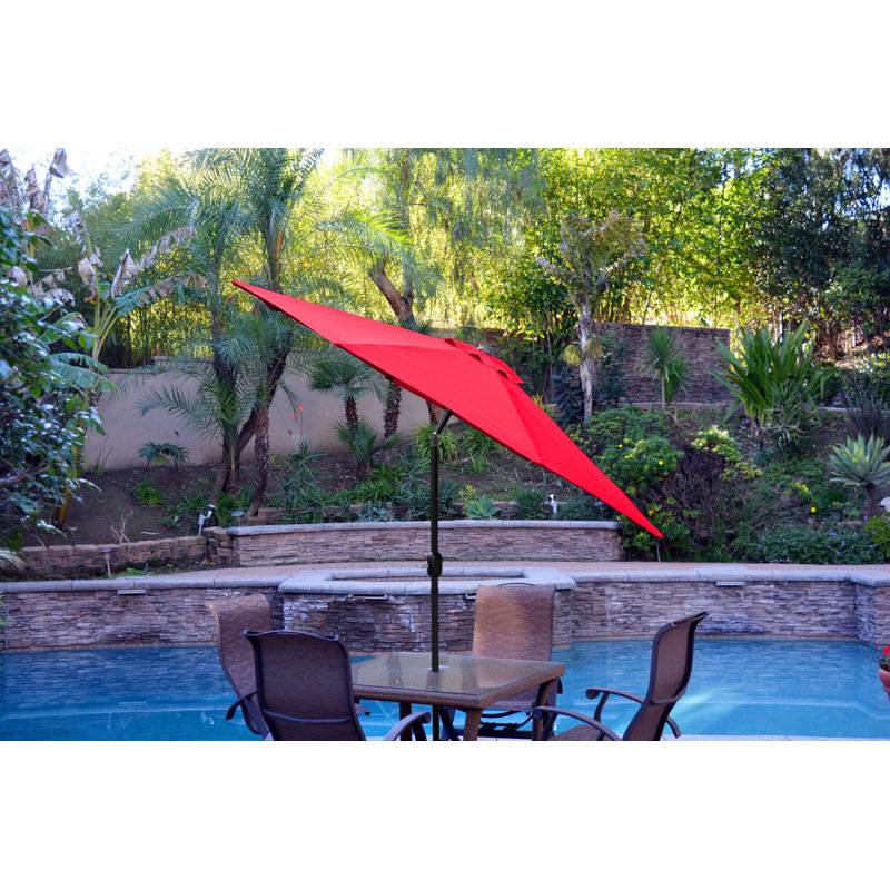 Parasol 9" Market, Rouge, Noir