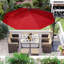 Piqua 300cm Lighted Market Parasol-240736460