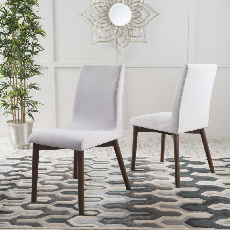 Chaise de salle à manger (ensemble de 2), Brun