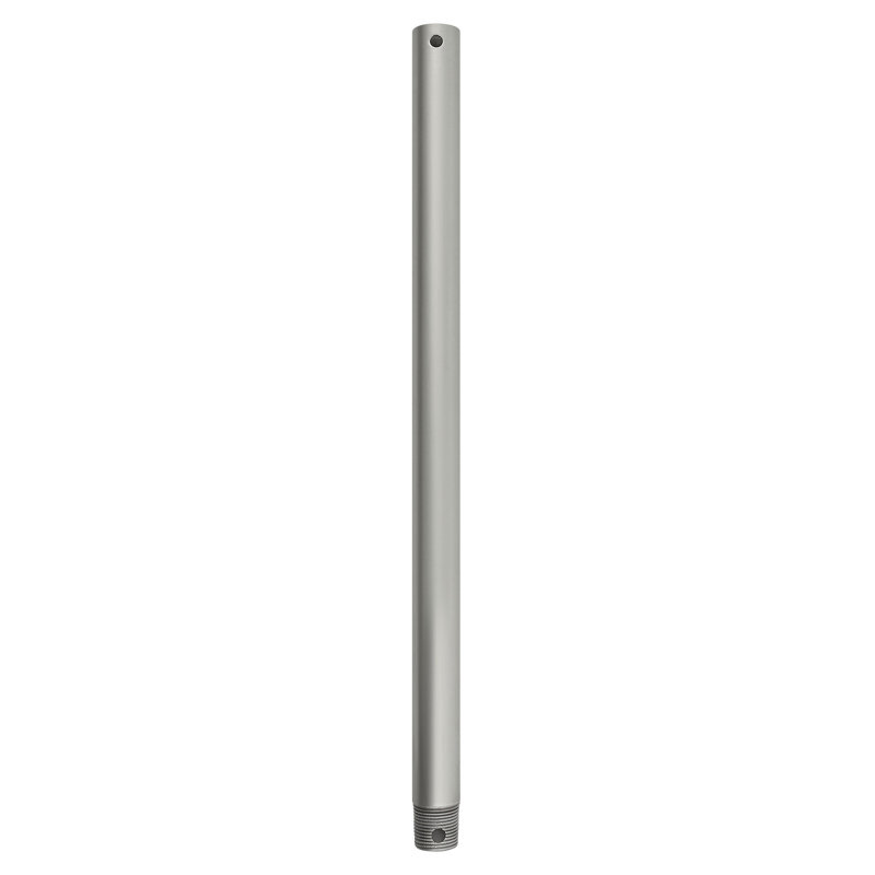 Ceiling Fan Down Rod, Brushed Nickel Wet, 18" H x 1" W x 1" D