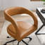 Chaise de bureau en cuir Pinnacle-107225236