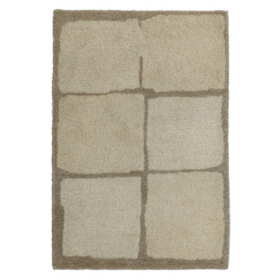 Tapis d'intérieur en laine touffeté à la main