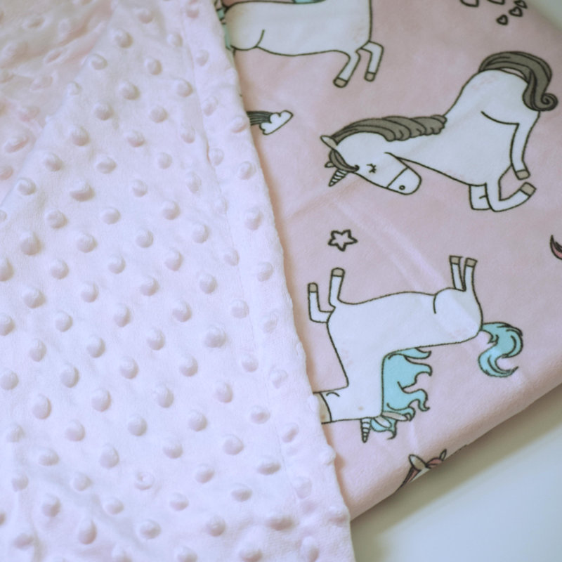 Minky Fabric Baby Blanket