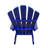 Comfortable Blue Chair For , Constructed Of Populus Wood, Great Poolside Lounging Made Suitable Patio And Garden, Assembly Required