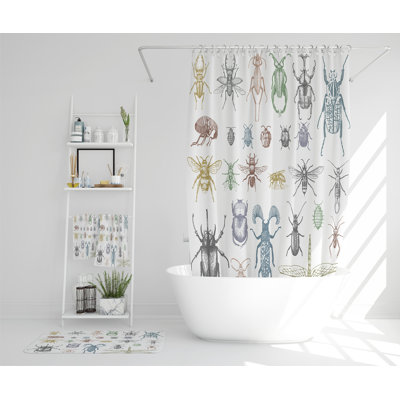 Natasja Polyester Shower Curtain Set
