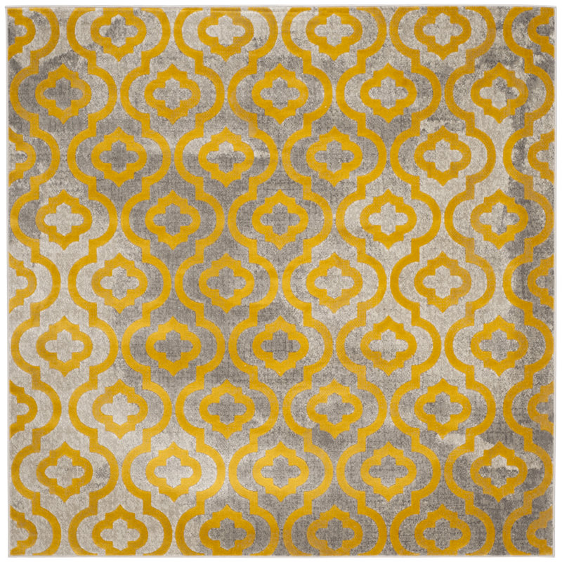 Fatlina Porcello Performance Oriental Rug, Square 6'7"