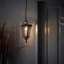 Goleta 1 - Light Black/Clear Single Pendant
