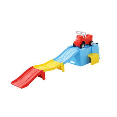 Ensemble de tapis à roulettes pour tout-petits, ensemble de jeu de glissade et d'escalade autoportant pour jeu actif intérieur / extérieur, 2 ans et plus