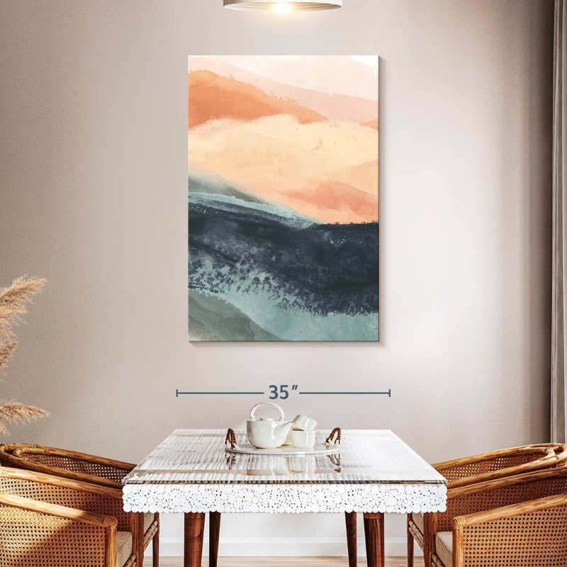 Avery Dark Soft Waves II, 48" H x 32" W