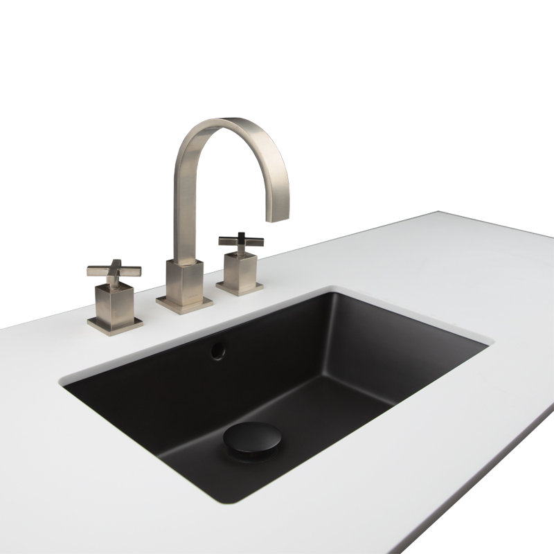 Kubista Widespread Bathroom Faucet with Drain Assembly, Brushed Nickel