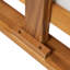 Ensemble de conversation modulaire d'extérieur en bois d'acacia 6 pièces avec coussins 6 pièces